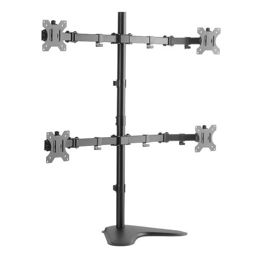 LogiLink Négyes monitorállvány, 13 32" acél,  460 mm karhossz (BP0046)