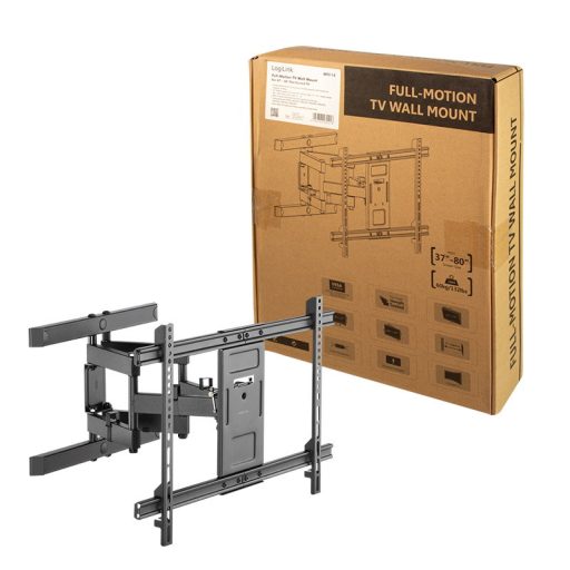 Logilink TV fali tartó, 37-80", dönthető, forgatható, max. 60 kg (BP0114)