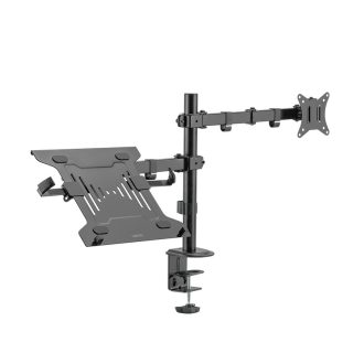   Logilink Kettős monitortartó, 17-32"-es monitorok, 10-15,6"-os notebookok/táblagépek (BP0175)