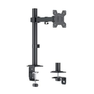   Logilink Monitortartó, 17 32", max. 10 kg, karhossz 202 mm, acél, fekete (BP0215)