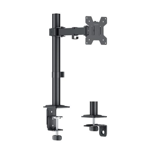 Logilink Monitortartó, 17 32", max. 10 kg, karhossz 202 mm, acél, fekete (BP0215)