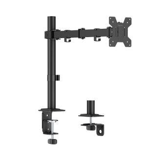   Logilink Monitortartó, 17 32", max. 10 kg, karhossz 376 mm, acél, fekete (BP0216)