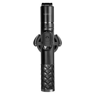   Logilink Mágneses, kihúzható szelfibot, BT 5.0, MagSafe-kompatibilis, 86 cm, fekete