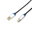 Logilink USB 2.0 kábel, USB-A/M - USB-B/M, alu, 2 m (BUAB220)