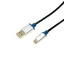 Logilink USB 2.0 kábel, USB-A/M - Micro-USB/M, alu, 1 m (BUAM210)