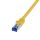 Logilink Patch kábel Ultraflex, Cat.6A, S/FTP, sárga, 0,25 m (C6A017S)