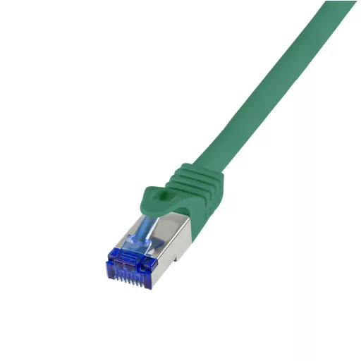 Logilink Patch kábel Ultraflex, Cat.6A, S/FTP, zöld, 0,5 m (C6A025S)