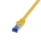 Logilink Patch kábel Ultraflex, Cat.6A, S/FTP, sárga, 10 m (C6A097S)