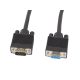 Lanberg  VGA - VGA Hosszabbító kábel 1.8m Fekete (CA-VGAC-10CC-0018-B)