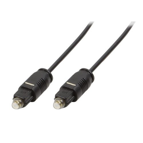 Logilink Audiokábel, Toslink/M - Toslink/M, PMMA vezeték, fekete, 0,5 m (CA1005)