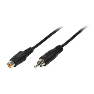 Logilink Audiokábel, RCA/M - RCA/M, fekete, 10 m (CA1033)