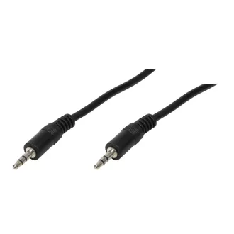   Logilink Audiokábel, 3,5 mm-es 3-Pin/M   3,5 mm-es 3-Pin/M, 0,2 m (CA1048)