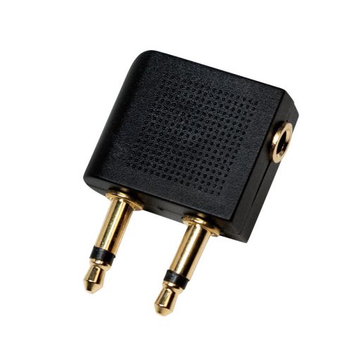 Logilink Audioadapter, 2x 3,5 mm 2-Pin/M   3,5 mm 3-Pin/F, 90 -os szög (CA1089)