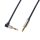 Logilink audió kábel 3.5 mm Sztereó M/M 90' elfordított, 1 m, kék (CA11100)