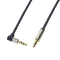 Logilink audió kábel 3.5 mm Sztereó M/M 90' elfordított, 1,5 m, kék (CA11150)