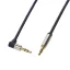 Logilink audió kábel 3.5 mm Sztereó M/M 90' elfordított, 1,5 m, kék (CA11150)
