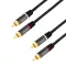 Logilink Audiokábel, 2x RCA/M - 2x RCA/M, fém, 3 m (CA1206)