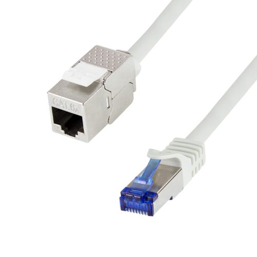 Logilink Konszolidációs patch kábel, Cat.6A, S/FTP, szürke, 1 m (CC5032S)