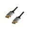 Logilink DisplayPort kábel, DP/M-DP/M, 4K/60 Hz, alu, 2 m (CDA0101)