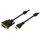 Logilink HDMI-kábel, A/M-DVI/M, 1080p, 2x ferrit, 2 m (CH0004)