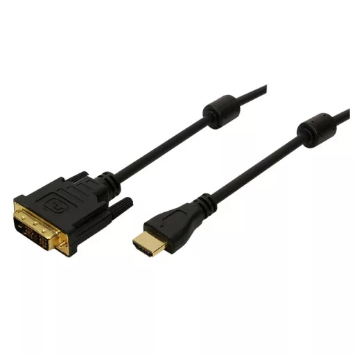 Logilink HDMI-kábel, A/M-DVI/M, 1080p, 2x ferrit, 3 m (CH0013)