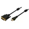 Logilink HDMI-kábel, A/M-DVI/M, 1080p, 2x ferrit, 3 m (CH0013)