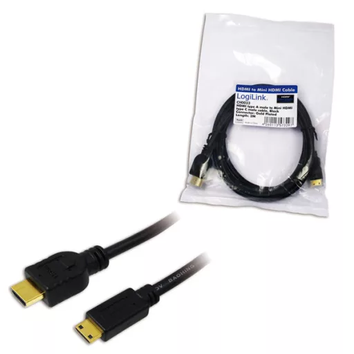 Logilink HDMI   Mini HDMI átalakító kábel 2M (CH0023)