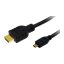 LogiLink átalakító kábel HDMI (A típus) - Micro HDMI (D típus), 1.5m (CH0031)