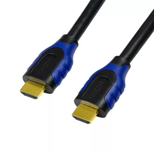 Logilink HDMI-kábel, A/M-A/M, 4K/60 Hz, fekete/kék, 7,5 m (CH0065)