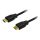 Logilink HDMI-kábel, A/M-A/M, 4K/30 Hz, fekete, 0,2 m (CH0076)