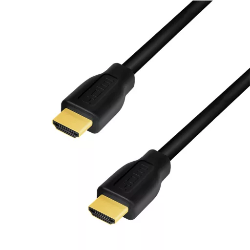 Logilink HDMI-kábel, A/M-A/M, 4K/60 Hz, CCS, fekete, 2 m (CH0101)