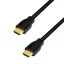 Logilink HDMI-kábel, A/M-A/M, 4K/60 Hz, CCS, fekete, 3 m (CH0102)