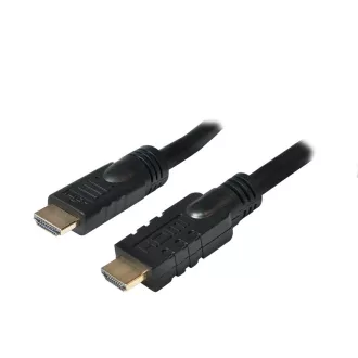   Logilink HDMI kábel, A/M - A/M, 4K/30 Hz, erősítő, fekete, 25 m (CHA0025)