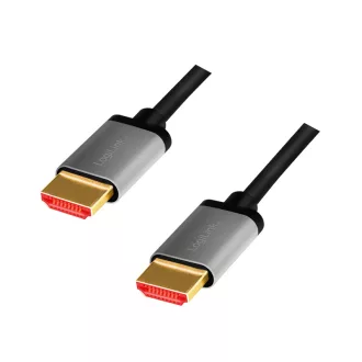   Logilink HDMI kábel, A/M - A/M, 8K/60 Hz, alu, 1 m (CHA0104)