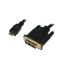 LOGILINK Mini-HDMI apa   DVI-D kábel apa, 1.0 m (CHM002)