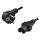 Logilink Tápkábel, CEE 7/7 (90 ) az IEC C15 szerint, fekete, 2 m (CP105)