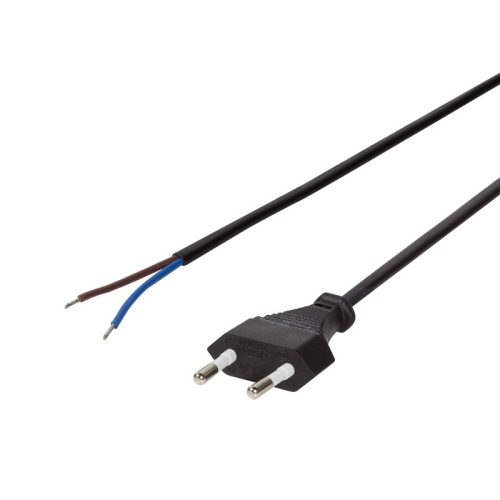 Logilink Tápkábel, CEE 7/16 nyitott vég, fekete, 1,5 m (CP137)