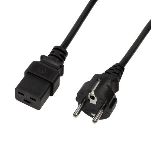 Logilink Tápkábel, CEE 7/7 (90 ) IEC C19, 1 m (CP151)