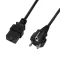 Logilink Tápkábel, CEE 7/7 (90 ) az IEC C19 szerint, fekete, 3 m (CP153)