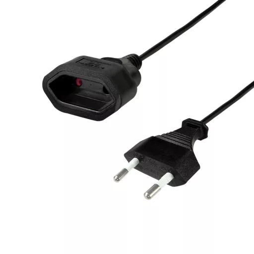 Logilink Tápkábel hosszabbító, CEE7/16, 0,2 m (CP154)
