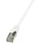 LogiLink Patch kábel Econline, Cat.6, F/UTP, fehér, 0,5 m (CP2021S)
