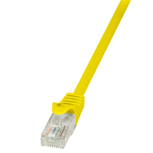 LogiLink Patch kábel Econline, Cat.6, U/UTP, sárga, 0,5 m (CP2027U)