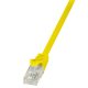 LogiLink Patch kábel Econline, Cat.6, U/UTP, sárga, 0,5 m (CP2027U)
