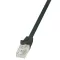 Logilink Patch kábel Econline, Cat.6, U/UTP, fekete, 1,5 m (CP2043U)