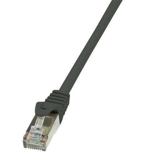 LogiLink Patch kábel Econline, Cat.6, F/UTP, fekete, 5 m (CP2073S)