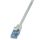 Logilink Patch kábel Econline, Cat.6A, U/UTP, szürke, 0,5 m (CP3022U)