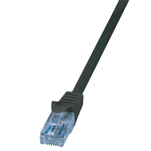 Logilink Patch kábel Econline, Cat.6A, U/UTP, fekete, 1 m (CP3033U)