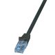 Logilink Patch kábel Econline, Cat.6A, U/UTP, fekete, 1 m (CP3033U)