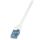 Logilink Patch kábel Econline, Cat.6A, U/UTP, fehér, 7,5 m (CP3081U)