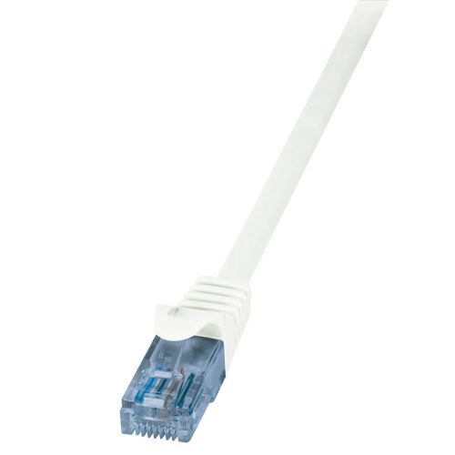 Logilink Patch kábel Econline, Cat.6A, U/UTP, fehér, 7,5 m (CP3081U)